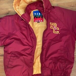 Boston College vintage puffer coat